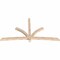 Ekena Millwork Davenport Smooth Timber Gable Bracket, Douglas Fir, 96"W x 52"H x 3 1/2"D x 3 1/2"F, 13/12 Pitch GBW096X52X0404DAV00SDF - alternate 5